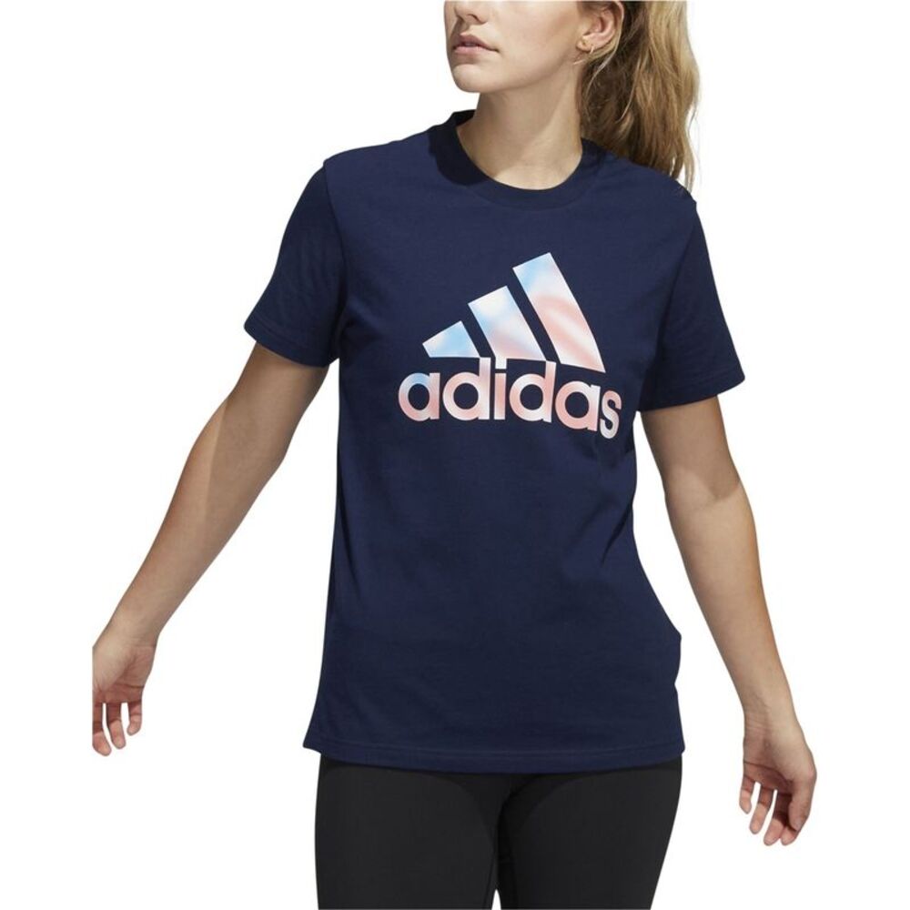 Adidas Womens Americana Logo Graphic T-Shirt, NWT
